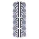 United Pacific 37344 Air Cleaner Light Bar, Rear, Stainless Steel, With Bracket,. Fixed Price $188.32.