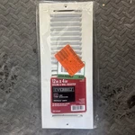 Everbilt 12 X 4 Inch Ceiling & Wall Register With Damper Blade White. Fixed Price $9.44.