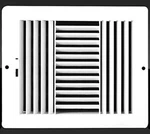 10W X 8"H Never Rust Plastic 3-WAY Air Supply Register Hvac. Fixed Price $39.66.