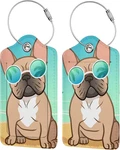 Cactus 2 Pcs Luggage Tags, Privacy Cover Id Label With Stainless Steel Loop And. Fixed Price $24.99.