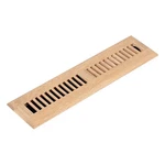 Homewell White Oak Wood Floor Register, Drop Vent Cover With Damper, 2X12 Inc. Fixed Price $43.31.