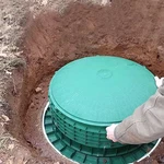 Septic Tank Riser 20 In X 6 High-density Polyethylene Stackable Heavy Duty. Fixed Price $50.69.