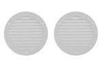 2X 8 Europlast Metal System Air Distribution/ 6" Vent Grille, Fly Screen White. Fixed Price $29.00.
