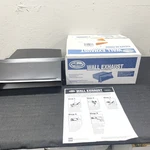 Gaf Master Flow Microwave & Range Hood Wall Vent Exhaust Black 3.25"X10". Fixed Price $24.99.