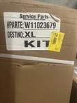 LW10599404 Whirlpool White Refrigerator Door Crosses W11023679, 2183920. Fixed Price $480.00.