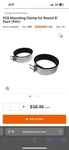 Fantech FC8 - Duct Mounting Clamps, Set Of 2. Fixed Price $25.00.