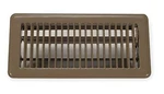 10" X 6" Floor Registerbrown. Fixed Price $10.99.