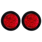 4" Inch 2X Red 28 Led Round Stop Turn Tail Truck Light Kit Grommet + Wiring. Fixed Price $28.50.
