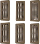 Hartford Ventilation 4" X 10" Floor Covers Brown 6 Pack - Heavy Duty Walkab. Fixed Price $53.36.