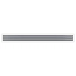 Buildmart - 48" Linear Diffuser (3 Slot) White Decorative Air Vent. Fixed Price $120.97.