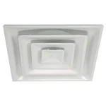 Grainger Approved 4MJV4 DIFFUSER,3-CONE,DUCT Size 10",WHITE. Fixed Price $53.28.