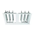 Dayton 3HHR9 42 43"H 32"W Aluminum Ceiling Truss Damper, 41 X 30 In,. Fixed Price $314.99.