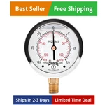 2-1/2" Dial Size, Liquid Filled Industrial Pressure Gauge, Brass Internals, 3.... Fixed Price $34.59.