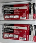 Everbilt 8" X 4" 1-WAY Paintable Plastic Ceiling & Wall Register White. Fixed Price $16.99.