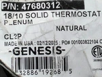 Southwire Genesis 4768 18/10C Solid Plenum Thermostat Tstat Cable White /25FT. Fixed Price $39.99.