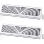 2 Pcs 18 Inch Floor Baseboard Diffuser (duct Opening Size) With 4 Screws Adju.... Fixed Price $67.05.