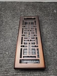 Decor Grates AJH412-RB Oriental Floor Register Rubbed Bronze 4" X 12" Steel Plat. Fixed Price $20.00.