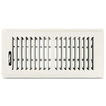 Shoemaker 4X10 Floor Register Warm White Heavy Duty Metal Vent Cover .... Fixed Price $31.47.