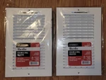 Lot Of Everbilt 10 In. X 6 2-WAY White Wall & Ceiling Register. Fixed Price $29.99.
