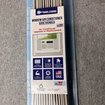 Fram Trak Window Air Conditioner Accordion Side Panels 19" X 12" 3M Peel & Stick. Fixed Price $10.00.