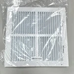 White Square Vent Cover Grille, Plastic, Hvac, Mpn A62DM6MVAR. Fixed Price $20.00.