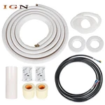 Install Kit Fits For Mini Split Heat Pump Systems 1/4IN - 1/2IN Dia. 16 Feet Us. Fixed Price $60.43.