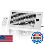 Vevor Register Booster Fan Quiet Vent Remote Thermostat Control Adjustable. Fixed Price $85.28.