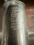 Sunbrd CBB65A 20 F Motor Run Capacitor 450V CQC002233 No Pcb's. Fixed Price $29.00.