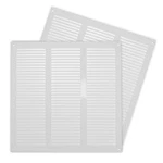 Repa Market 2-PACK 12X12 Inch Air Vent Cover/white Galvanized Steel Louvered. Fixed Price $69.59.