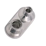 Vintage Air 382600-MBA Streamline 2-WAY Bulkhead Plate; For Ac 6-10 Male O-ring. Fixed Price $71.07.