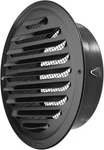 6" Round Black Stainless Steel Soffit Vent Cover For Exhaust & Duct Use. Fixed Price $20.78.