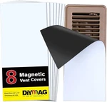 Diymag 8PACK Strong Magnetic Vent Covers, For 5.5'X12'-8P, White. Fixed Price $28.99.