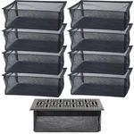 Sankoyo 8 Pcs Floor Register Cover Trap, Vent Filters For Black. Fixed Price $17.72.