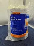 Frost King SP55/6 Duct Installation Foil & Fiber Glass 12" Wide X Thick 15'. Fixed Price $22.49.