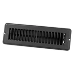 Jr Products 2" X 10" Black Steel Dampered Floor Register. Fixed Price $18.44.