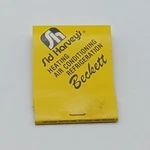 Sid Harvey's Heating Air Conditioning Refrigeration Beckett Vtg Matchbook Full. Fixed Price $6.99.