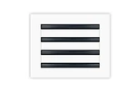 10X8 Modern Ac Vent Cover - Decorative White Air Standard Linear Slot Dif. Fixed Price $57.99.