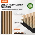 Wood Slat Acoustic Panels 23.6 X 47.2 Inch For Modern Wall Decor Light Oak Pcs. Fixed Price $165.99.
