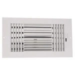 Approved Vendor 4JRU3 Sidewall/ceiling REGISTER,3-WAY. Fixed Price $103.80.