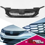 Matte Sport Style Front Upper Hood Grille Upgrade For 16-17 Honda Accord Sedan. Fixed Price $123.88.