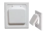 No-pest Vent 4 In. Wide-mount Dual Door Wall White. Fixed Price $14.39.
