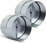 2 Pack 4 Inch Backdraft Damper Duct Blocker Exhaust Fan Vent Deflector. Fixed Price $26.49.
