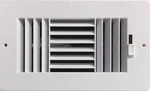 Hbw Three-way Plastic Side Wall/ceiling Register White 8" X 4" For Duc.... Fixed Price $24.99.