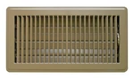 Accord Floor Register X Adjustable Dumper Louvered Design Brown ABFRBR610. Fixed Price $24.99.