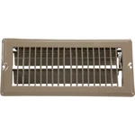 United States Hardware 4 In. X 10 11/16 Brown Steel Floor Register. Fixed Price $14.40.