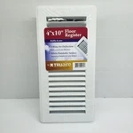 Truaire Floor Register White 4" X 10" C150MWT #20161. Fixed Price $16.75.