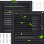 Pcs 12" X Aluminum Gable Vent Shed Attic With Screen Mesh Black. Fixed Price $36.23.