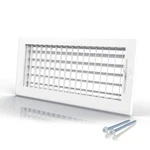Engera Adjustable Double Deflection Hvac Air Register-supply Diffuser. Fixed Price $28.75.