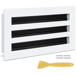 X6 White Modern Ac Vent Cover, Aluminum Linear Slot Diffuser, Low Noise. Fixed Price $51.09.