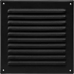 8 X Inch (opening Size) Black Galvanized Steel Square Air Vent Cover - Hvac. Fixed Price $29.45.